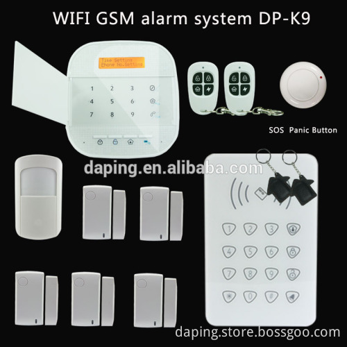 2016 NEWEST PRODUCT DIY KIT WIFI GSM security alarm system